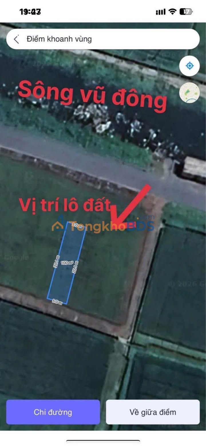 Đất Mặt Tiền ĐT464 Trần Lãm, Thái Bình - 100m² Kinh Doanh Giá 1 Tỷ