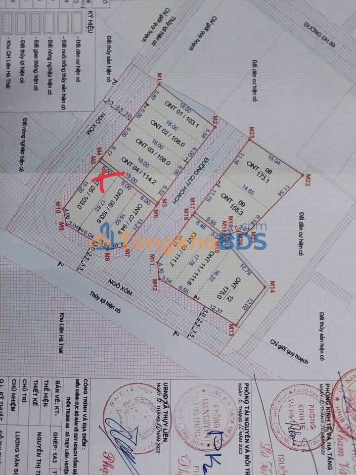 Đất đấu giá Thụy Liên - Lô góc 102m² MT 6m - Giá 2 tỷ xx