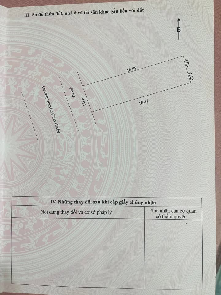Đất nền 93m² mặt tiền Nguyễn Đình Chiểu, Đà Nẵng - Hơn 7 tỷ