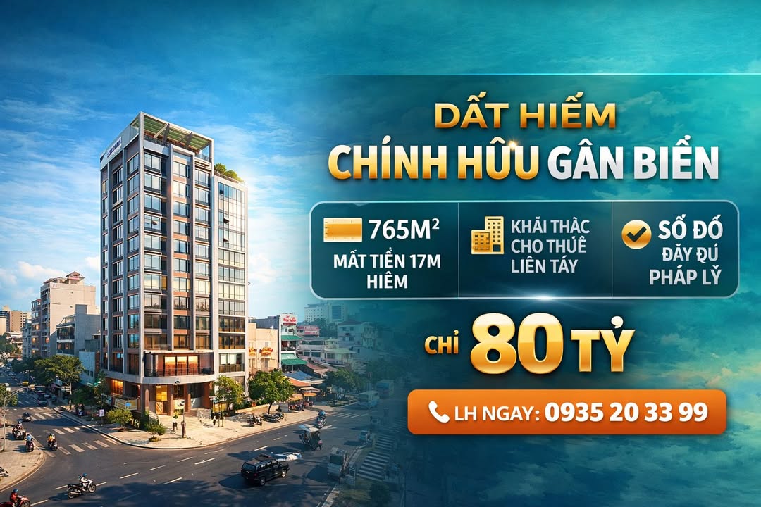 Đất nền 765m² mặt tiền 17m Phường An Hải Bắc, Sơn Trà - Đầu tư giữ tiền lý tưởng