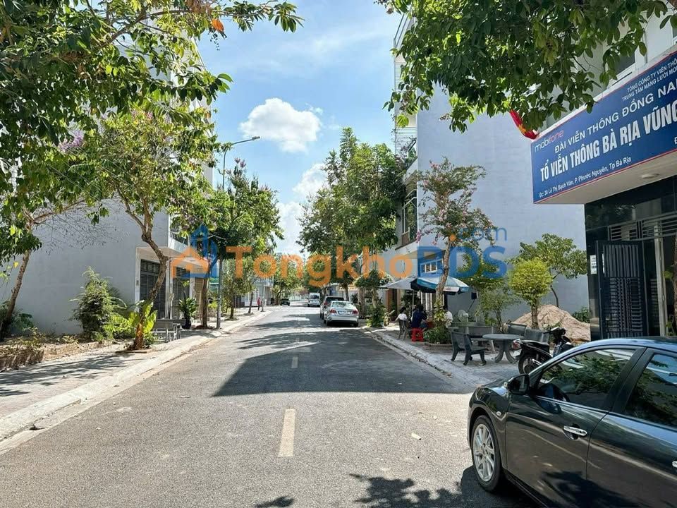 Đất nền 100m² Mặt tiền Lê Thị Bạch Vân, TP Bà Rịa - Sổ hồng thổ cư