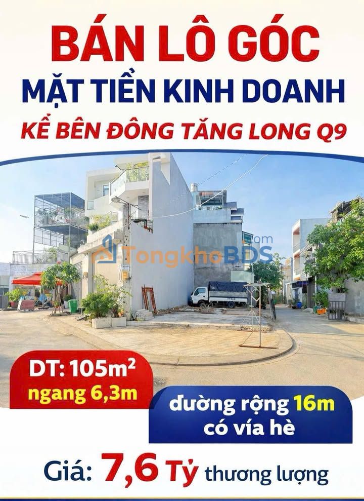 Nhà Mặt Tiền Kinh Doanh Đường Số 8 Thủ Đức - 105m², Lô Góc 2 Mặt Tiền