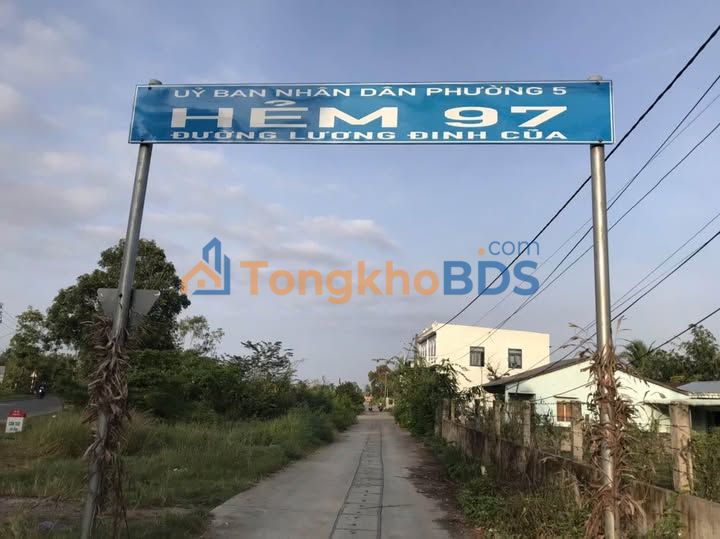 Đất nền Hẻm 97 Lương Định Của 650 triệu - Đường to ô tô