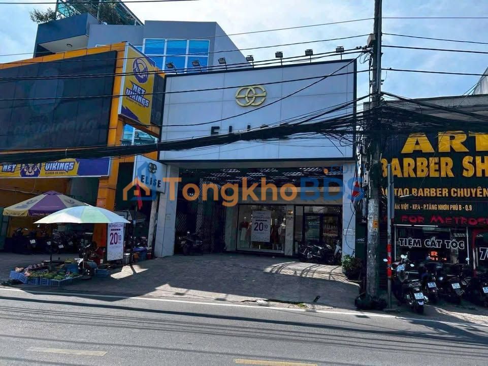 Mặt Tiền Lê Văn Việt Q9 - Nhà 5 Tầng KD Sầm Uất - Giá 52 Tỷ