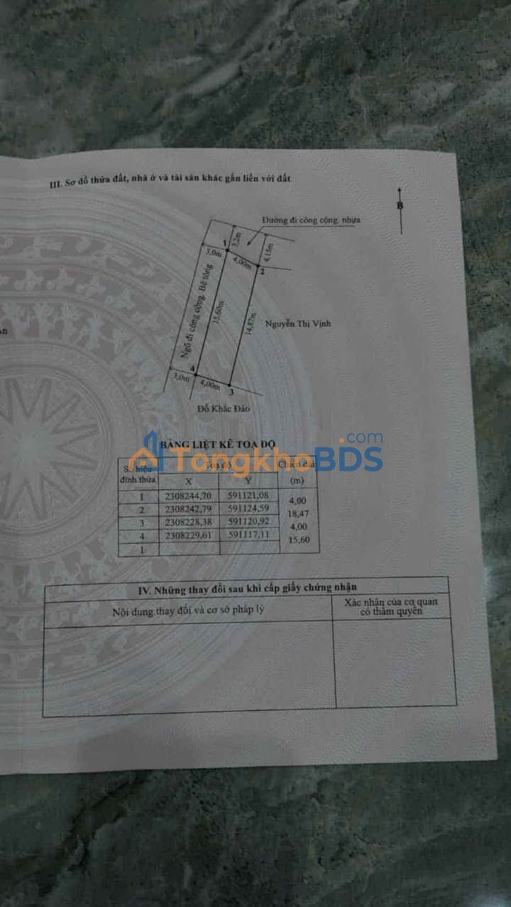Bán Đất Lô Góc An Lão, Hải Phòng - 60m² - 2.19 Tỷ - Sổ Đỏ Rõ Ràng