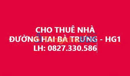 Mặt tiền kinh doanh Đường Hai Bà Trưng, TP Hà Giang - Sẵn sàng cho thuê!