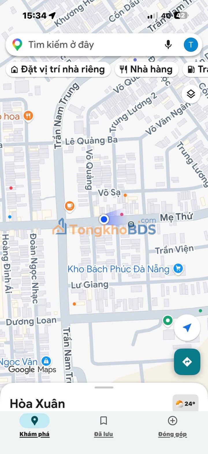 Đất nền Mẹ Thứ, Cẩm Lệ 100m² - Kinh doanh sầm uất, gần AEON Mall