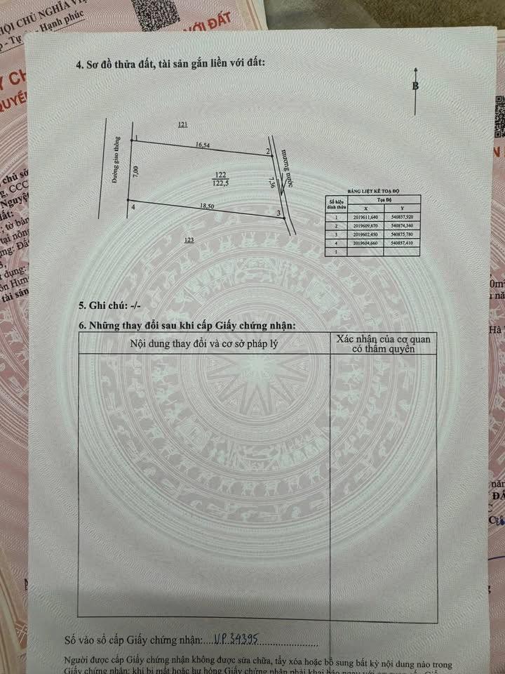 Đất nền Nam Điền, Hà Tĩnh - 122m² hướng Tây, đường 9m - Giá tốt đầu tư