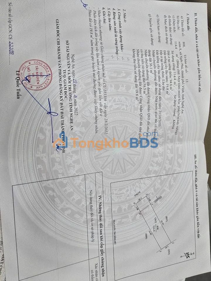 Bán Đất Mai Lão Bảng, Thường Tín 114m² - Sổ Đỏ Sẵn Sàng