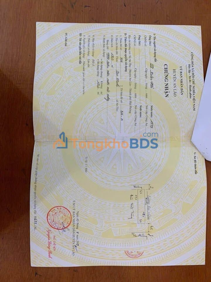 Đất Nền Mặt Tiền An Lão, Hải Phòng - 150m² Kinh Doanh Sầm Uất