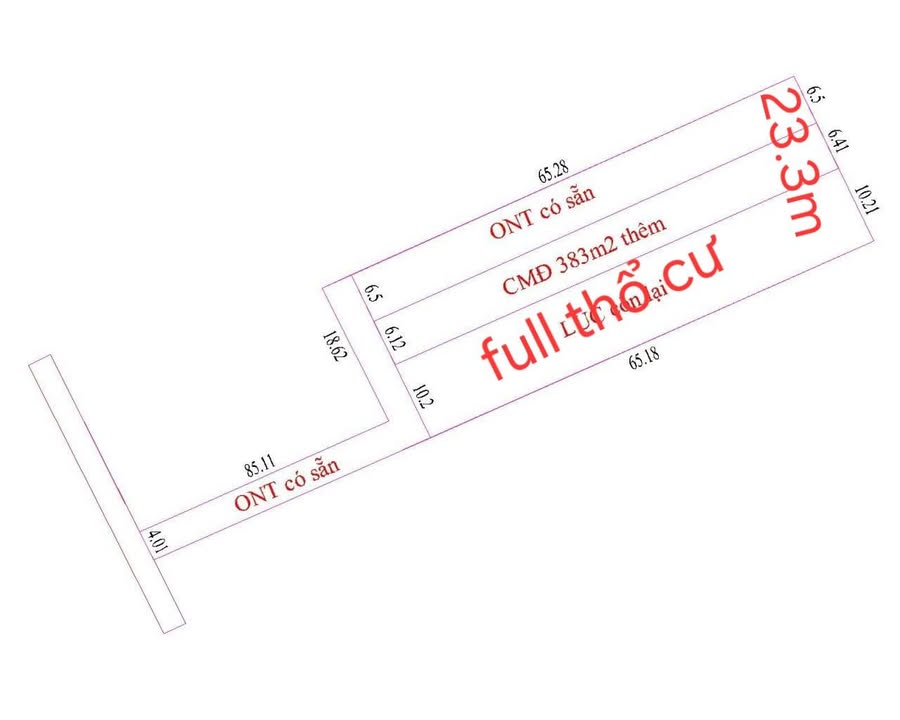 Đất Vàng 1820m² Full Thổ Cư - Ngay Cổng KCN Phước Đông, Tây Ninh