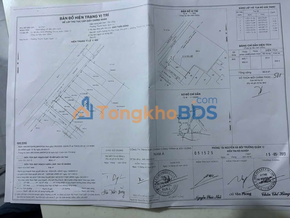 Bán Đất Thổ Cư Q.12 - 64m² Đường Sầm Uất, Sổ Hồng Riêng