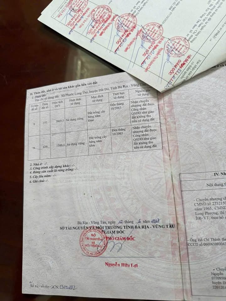 Đất Nền Phước Long Thọ, Bà Rịa - 3870m² Sổ Đỏ Chính Chủ, Giá Đầu Tư 1.88 Tỷ