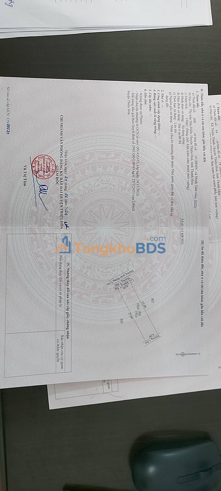 Đất Nền Huyện Thiệu Hóa 150m² - Đối Diện KCN Hậu Hiền