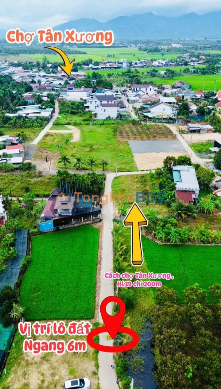 Bán đất Tân Xương, Diên Khánh 103.4m² Sổ hồng, Giá 790 triệu