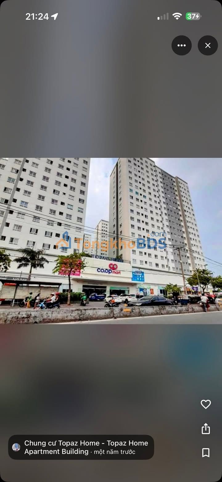 Cho thuê căn hộ Topaz Quận 12, 2PN 2WC, 7.5 triệu/tháng - Sẵn sàng đón khách