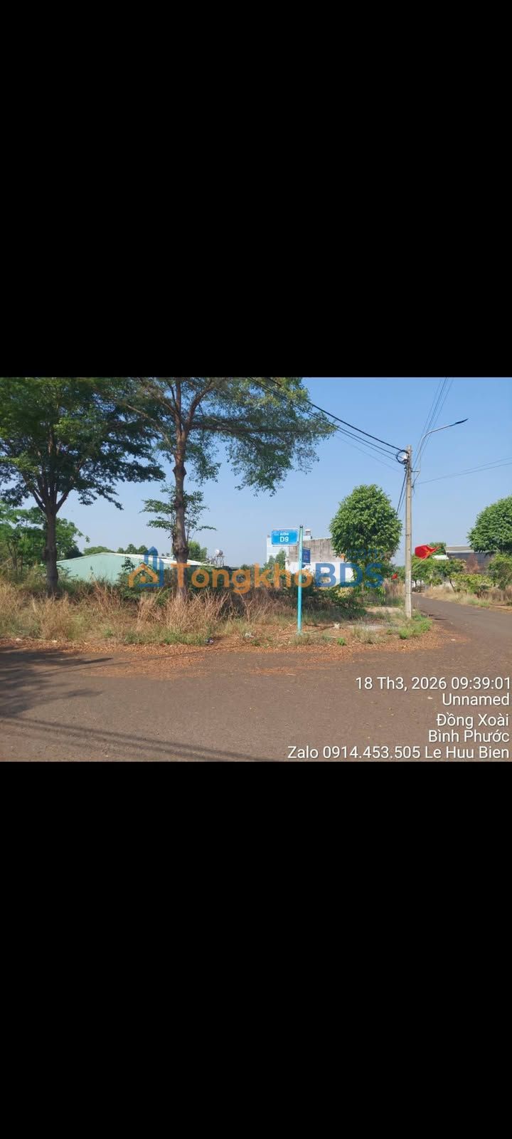 Đất Lô Góc 2 Mặt Tiền 189m² Phường Tân Phú, Đồng Xoài - Giá Đầu Tư 1.8 Tỷ