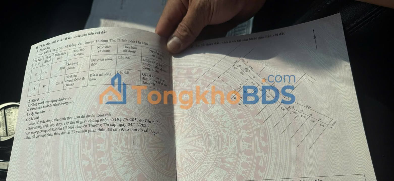 Đất Nền Thường Tín 81.4m² - Container Vào Tận Đất, Giá 3.8 Tỷ