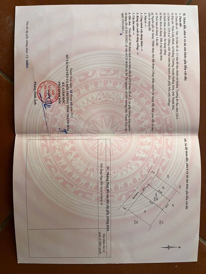 Đất nền Thanh Hóa - 229.4m² gần Flamingo Linh Trường, giá đầu tư 17 triệu/m²