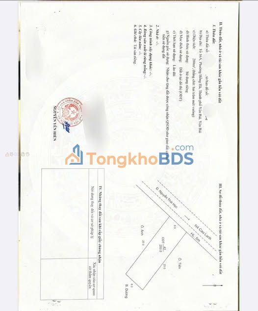 Đất nền Nguyễn Thái Học Nghĩa Lộ 200m² - Đường to ô tô