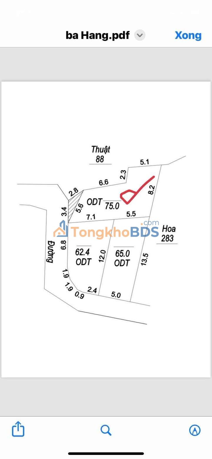 Bán Đất Vụ Bản Nam Định 75m² - Sổ Đỏ, Gần Ao Thoáng Mát