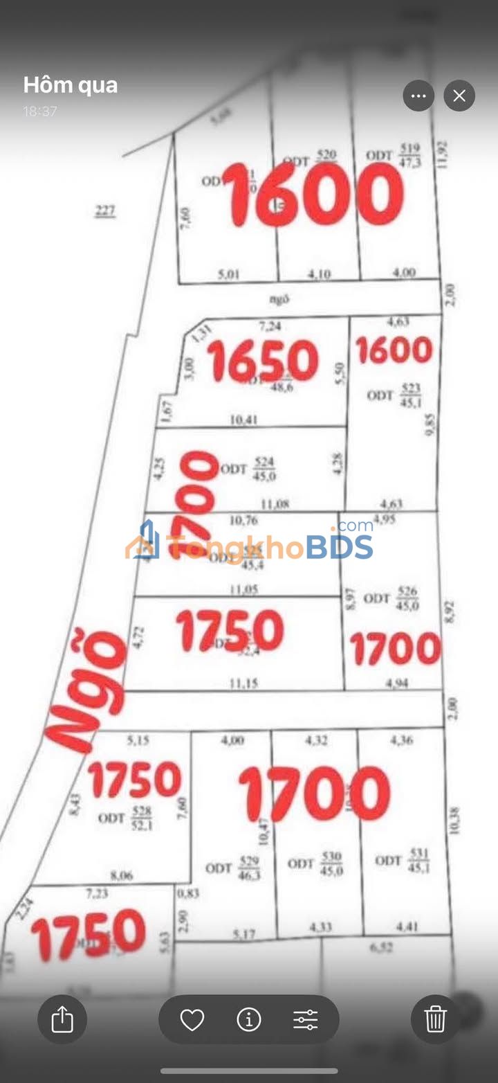 Bán Đất Vị Xuyên, Nam Định 45m² - Vị Trí Đắc Địa, Giá Tốt