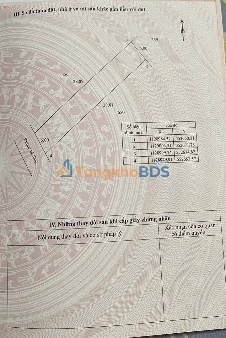 Bán đất 140m² Ấp Long Phước, Vĩnh Long - Sổ đỏ thổ cư, giá 500 triệu