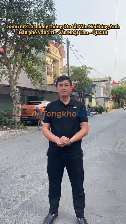 Đất nền Vân Nội, Đông Anh 55m² - Đường thông ô tô tải, gần Cầu Nhật Tân