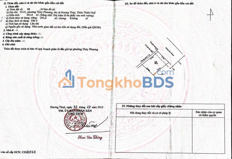 Đất Mặt Tiền Khúc Thừa Dụ, Thừa Thiên Huế - Ngang 12.5m, Giá Tốt