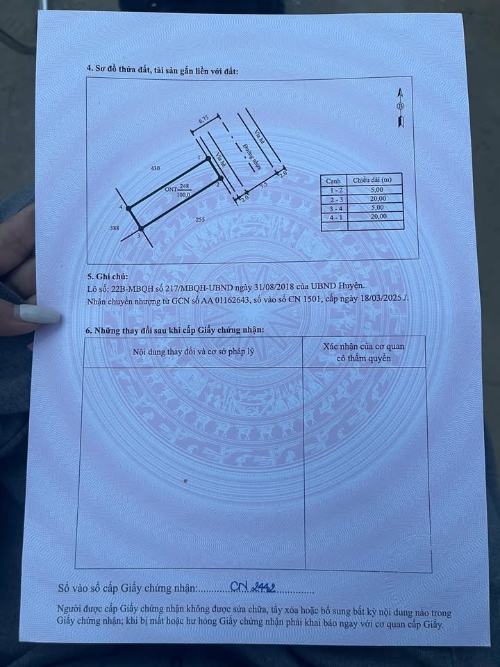 Đất nền Bút Sơn 100m² hướng Đông - Sẵn sàng kinh doanh