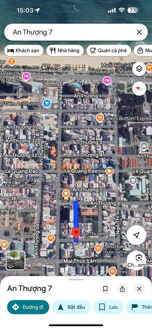 Mặt tiền An Thượng 7 Đà Nẵng - 67.5m² Kinh Doanh Đắc Lợi