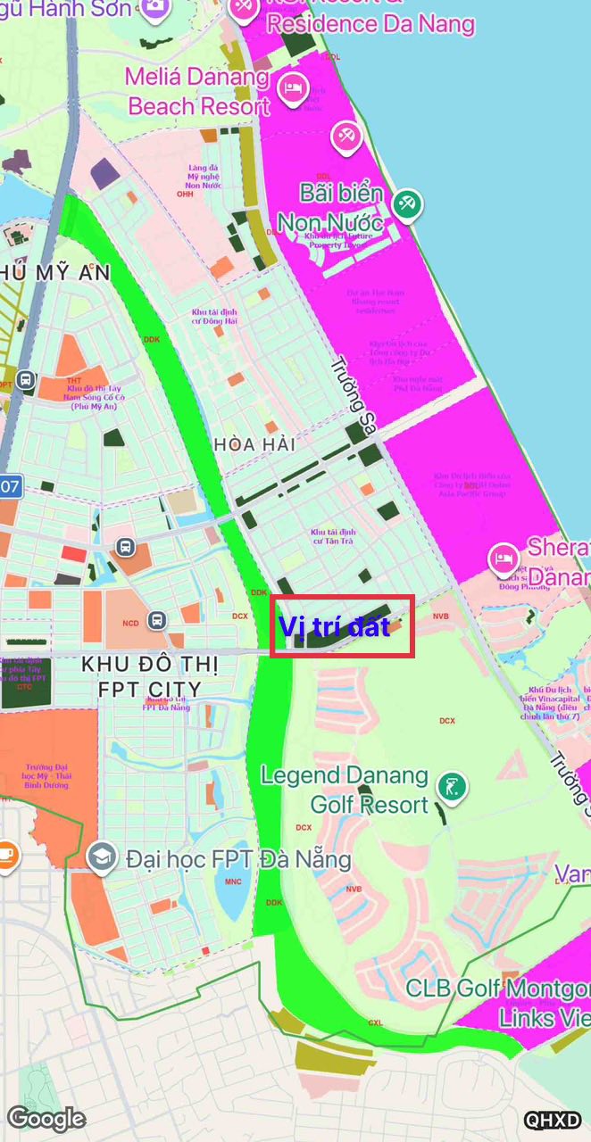 Đất Nền Biển Ngũ Hành Sơn 93m² - Sổ Đỏ Sẵn Sàng, Đối Diện Sân Golf