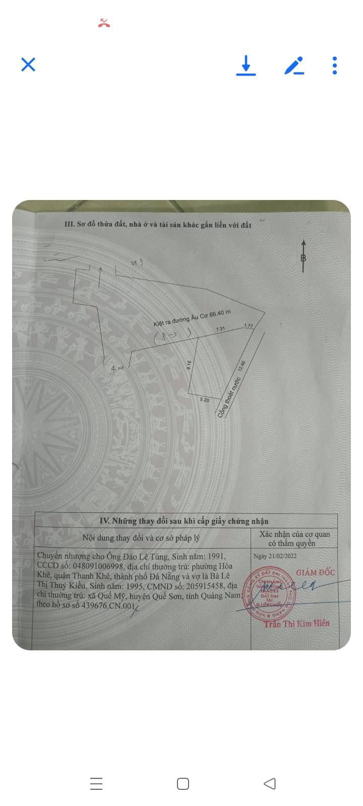 Đất Sổ Hồng Chính Chủ 72m² Kiệt Ô Tô Âu Cơ, Liên Chiểu - 2.2 Tỷ