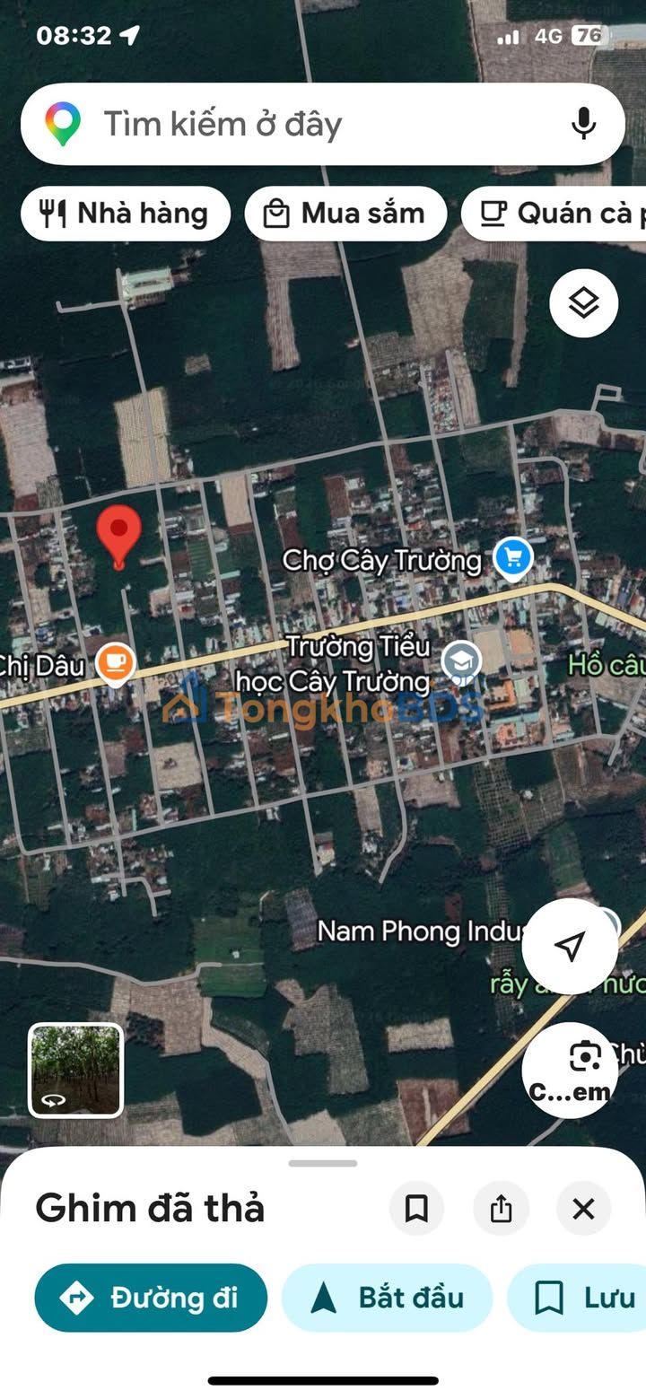 Đất nền Trừ Văn Thố 200m² 7 tỷ - Sổ đỏ chính chủ