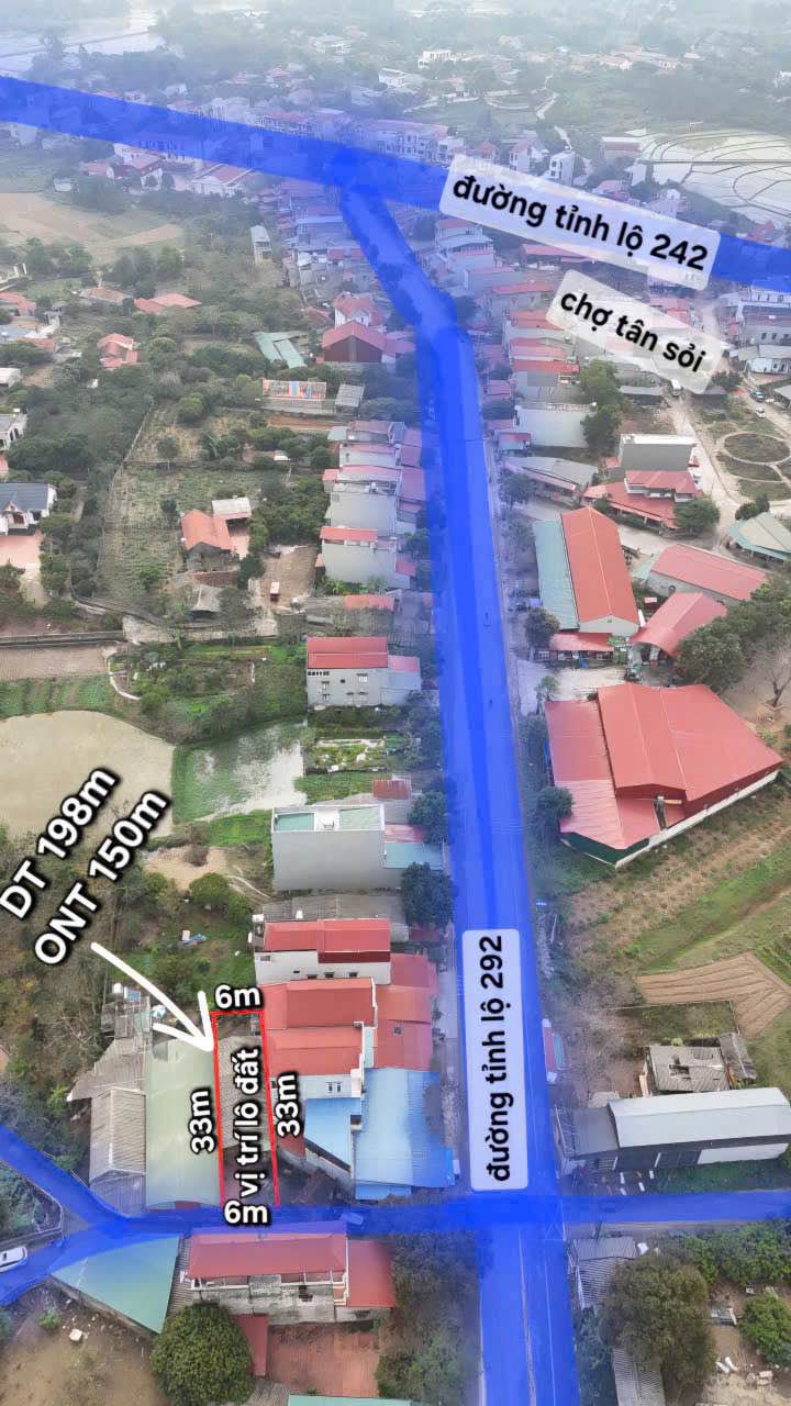 Đất nền Yên Thế 199m² - Mặt tiền kinh doanh, xây trọ tốt