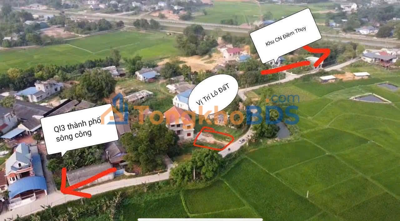 Đất Nền Phổ Yên 100m² Full Thổ Cư - Sẵn Sàng Đầu Tư Sinh Lời