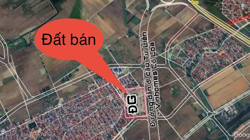 Bán đất đấu giá Dục Tú, Đông Anh 90m² - View công viên, Sổ đỏ