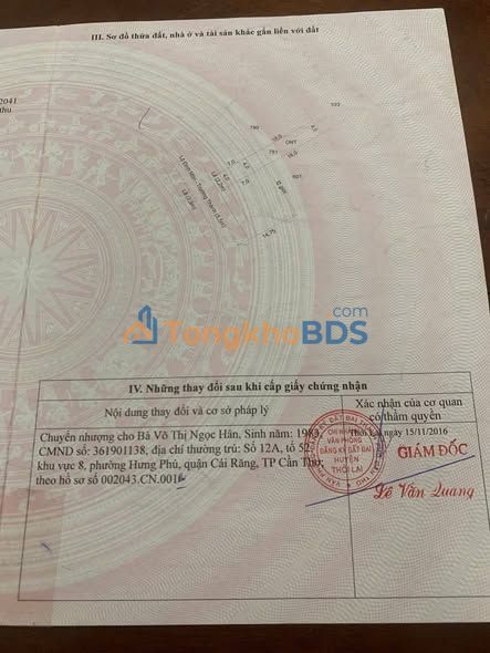 Đất Thới Lai Cần Thơ 99.9m² - Sổ Hồng Thổ Cư - Giá Đầu Tư 300 Triệu