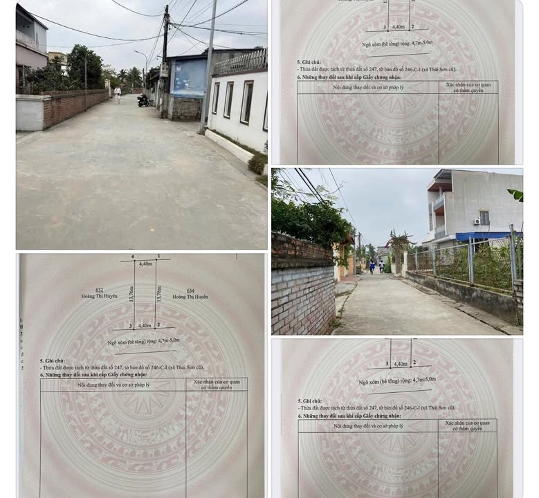 Đất nền F0 Xã Thái Sơn, An Lão - 60m² Sổ Đỏ Chính Chủ, Giá Đầu Tư