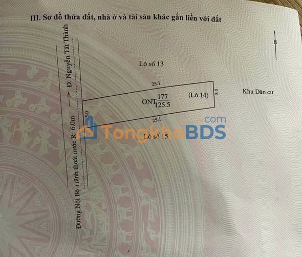 Đất Nguyễn Tất Thành Yên Bái 125m² 1,8 tỷ - Đầu tư sinh lời
