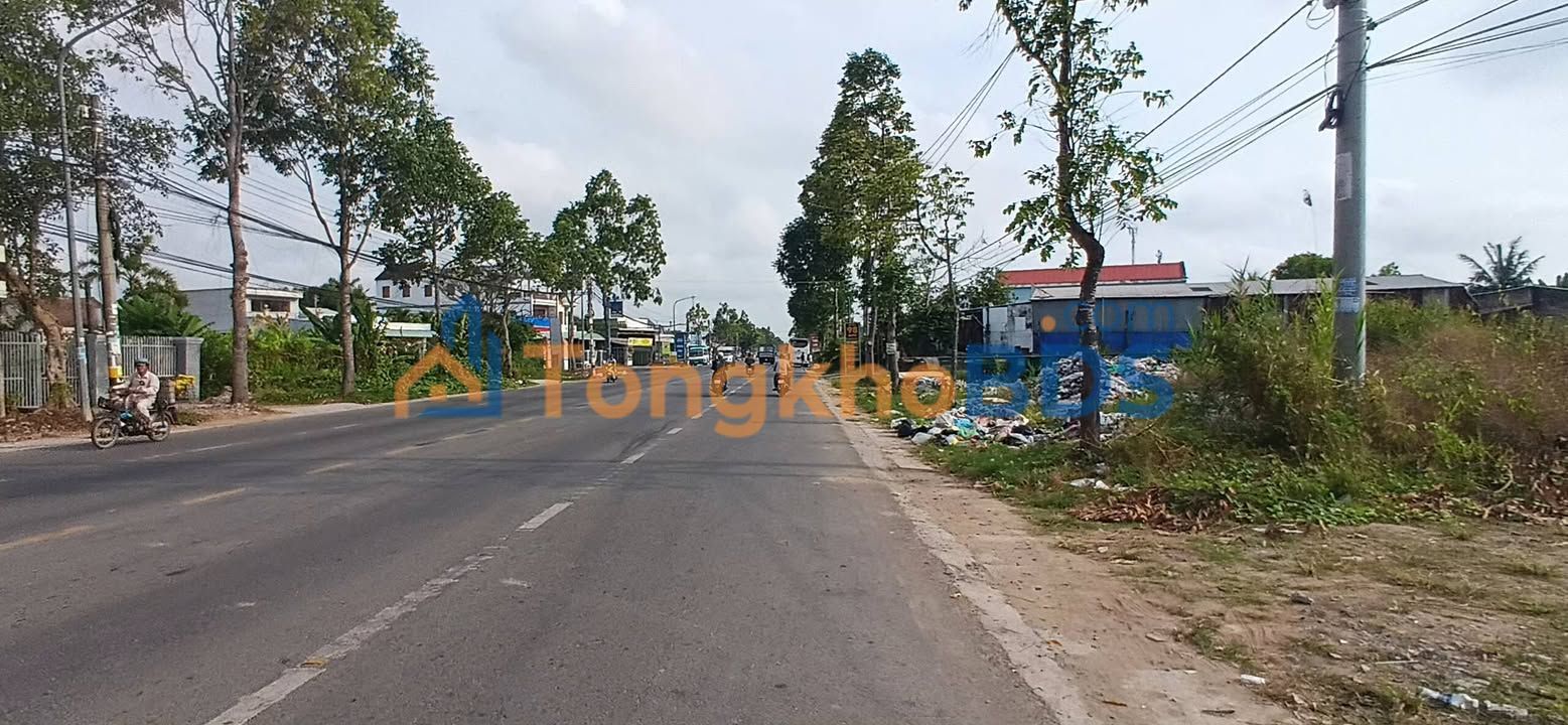 Bán Nền Thổ Cư 200m² Mặt Tiền QL1A, Sóc Trăng - Giá 2.45 Tỷ