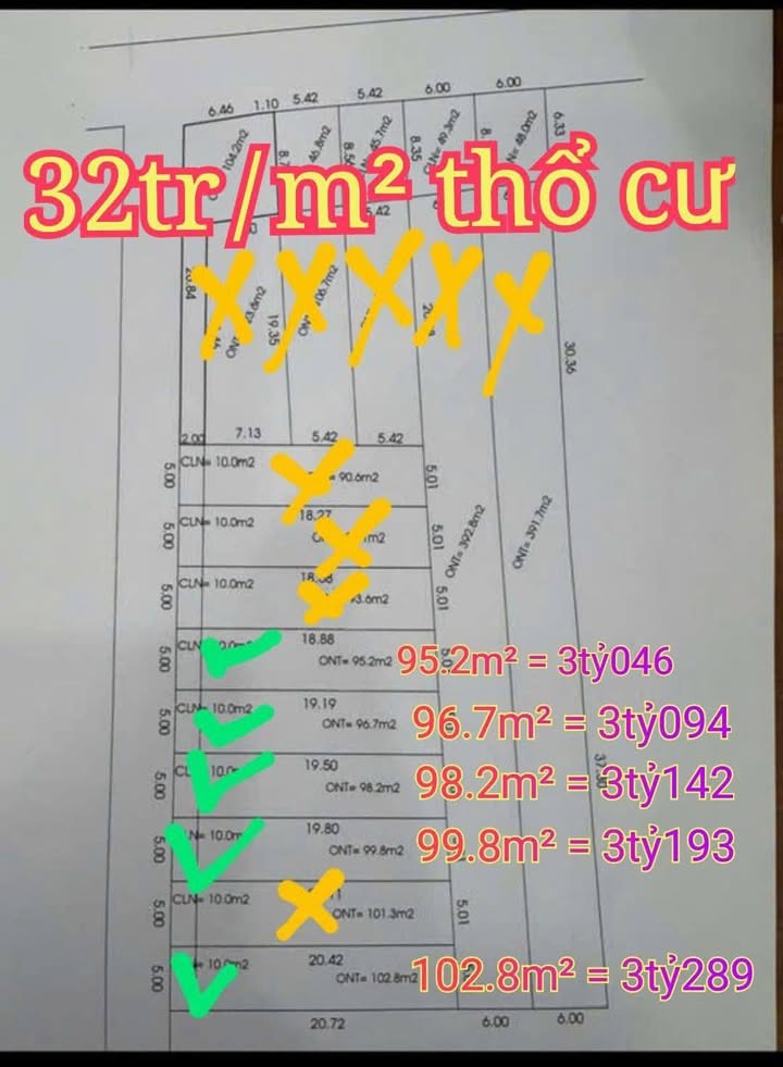 Đất nền Vĩnh Lộc B, Bình Chánh - Sổ hồng 2025, thổ cư 95m², giá từ 3.04 tỷ