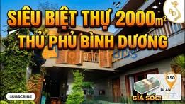Biệt thự sân vườn mặt tiền Đại lộ Bình Dương 2164m² - Kinh doanh & An cư đỉnh cao