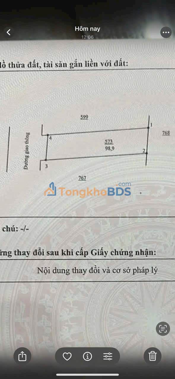 Đất nền Thái Nguyên - 98.9m² trung tâm Thịnh Đán, giá 2.35 tỷ, bán gấp!