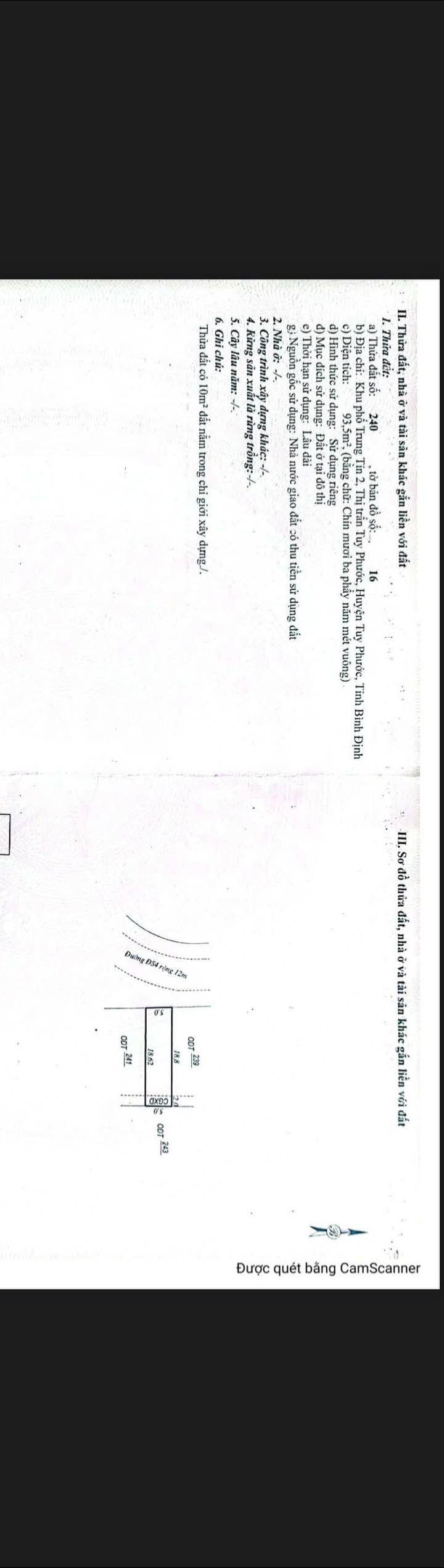 Nhà 93.5m² Trung Tín 2, Tuy Phước - Giá 1.7 Tỷ, Sẵn Sàng Cải Tạo Kinh Doanh