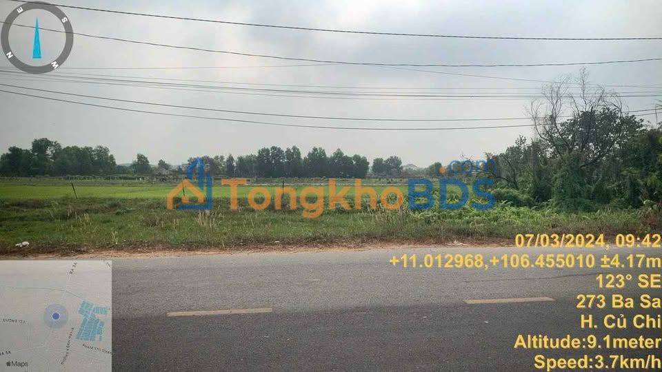 Đất Mặt Tiền Basa Củ Chi 2124m² - Giảm Sốc Còn 16.5 Tỷ, Sẵn Sổ Riêng