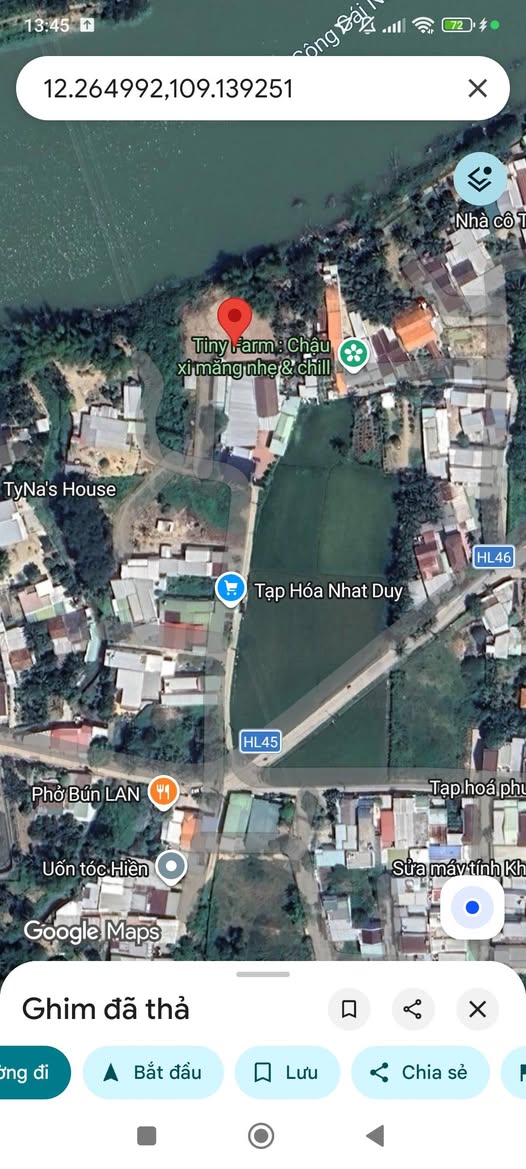 Bán Gấp Đất Nền 721m² Vĩnh Thạnh, Nha Trang - View Sông Cái, Giá Rẻ 1.4 Tỷ