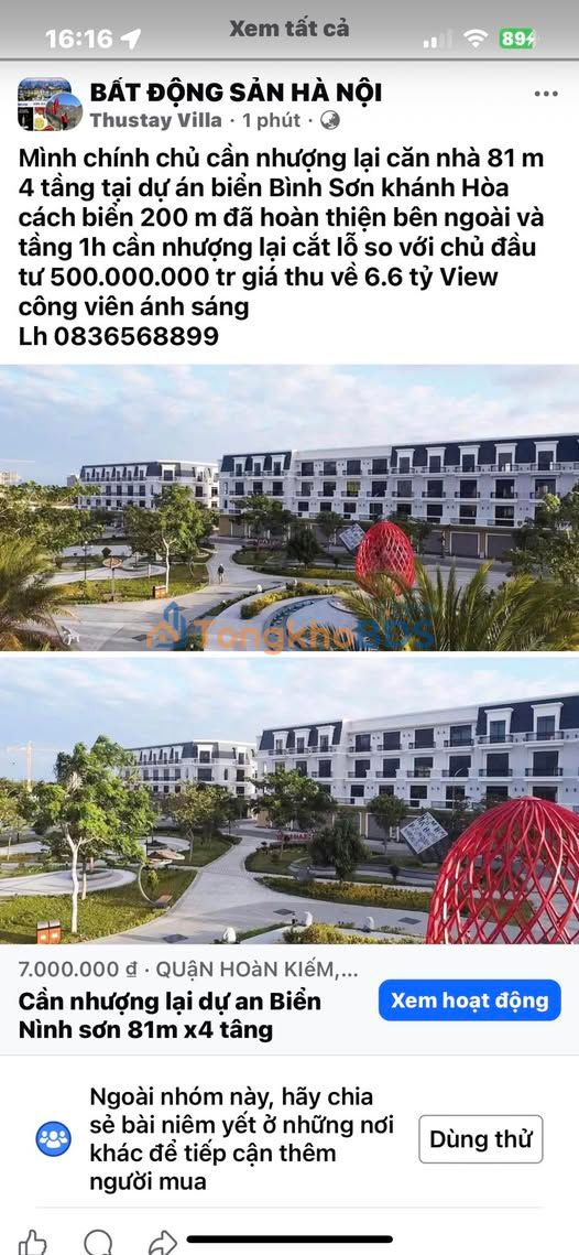Nhà Phố 82m² View Công Viên Ánh Sáng, Ninh Thuận - Giá Thỏa Thuận