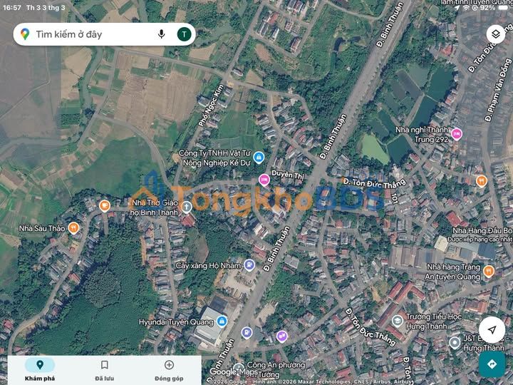 Đất Nền F0 TDP 8+9 Hưng Thành, Tuyên Quang - Sổ Đỏ Sẵn Sàng