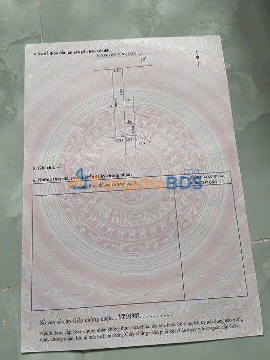 Đất Mặt Tiền Hồ Tùng Mậu, Kon Tum - 209m² Thổ Cư, Nở Hậu 9.7m - Giá Tốt